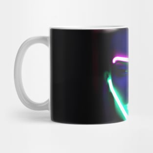 Cyberpunk Neon Face girl Mug